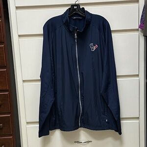 Cutter & Buck men's jacket lightweight navy Houston Texans XXL